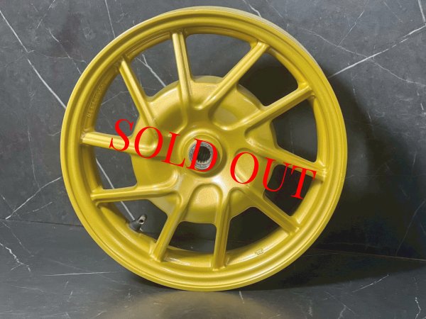 画像9: 【中古品】シグナスX 1.2.3型用 ホイール 前後 セット🏍️ゴールド (9)