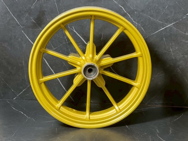 画像5: 【中古品】シグナスX 1.2.3型用 ホイール 前後 セット🏍️ゴールド (5)