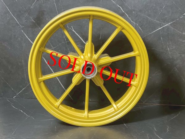 画像5: 【中古品】シグナスX 1.2.3型用 ホイール 前後 セット🏍️ゴールド (5)