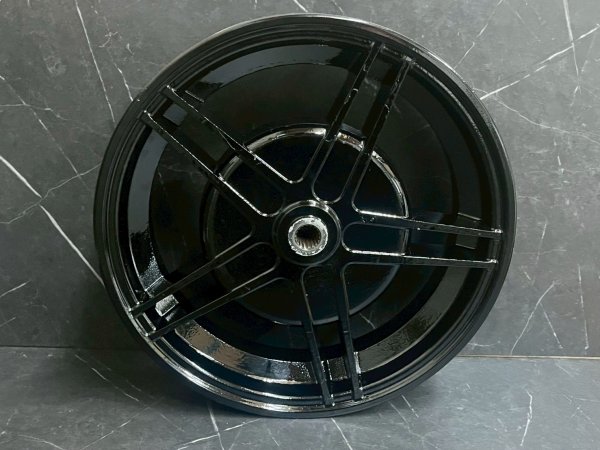 画像9: 【中古品】シグナスX 2.3型用 ホイール 前後 セット🏍️ブラック (9)