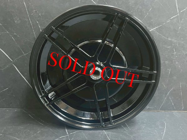 画像9: 【中古品】シグナスX 2.3型用 ホイール 前後 セット🏍️ブラック (9)