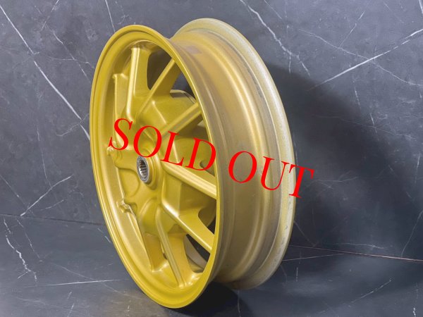 画像10: 【中古品】シグナスX 1.2.3型用 ホイール 前後 セット🏍️ゴールド (10)