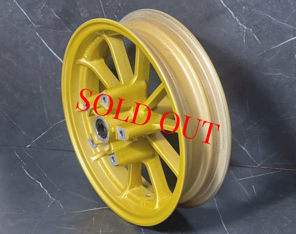 画像4: 【中古品】シグナスX 1.2.3型用 ホイール 前後 セット🏍️ゴールド (4)