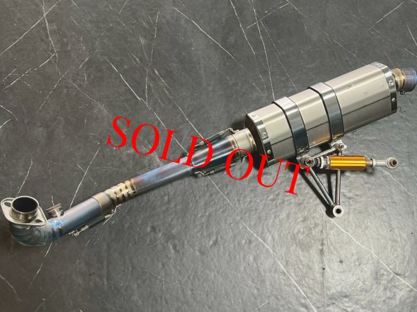 画像4: 【中古品】🏆ホットラップ HOTLAP×KN チャンピオンマフラー 🌈チタン｜シグナスｘ (4)