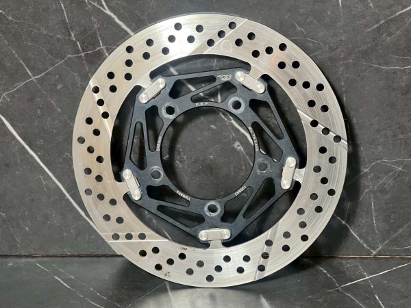 画像1: PBF フル フローティング ローター🏍️ 245mm ブレーキ ディスク｜ブラック (1)