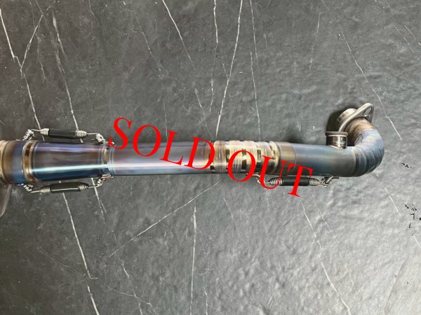 画像3: 【中古品】🏆ホットラップ HOTLAP×KN チャンピオンマフラー 🌈チタン｜シグナスｘ (3)