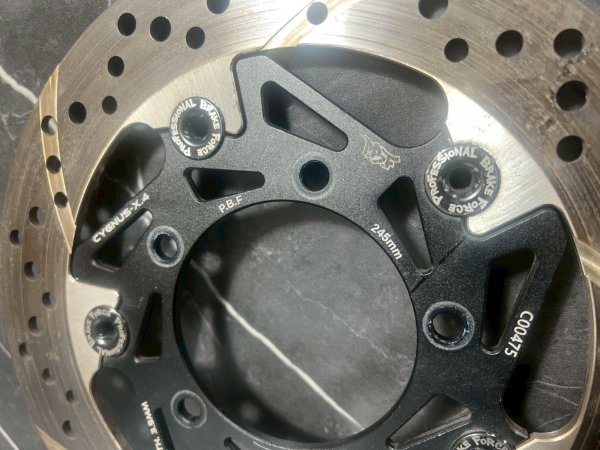 画像5: 【中古品】PBF フル フローティング ローター🏍️ 245mm ブレーキ ディスク｜ブラック (5)