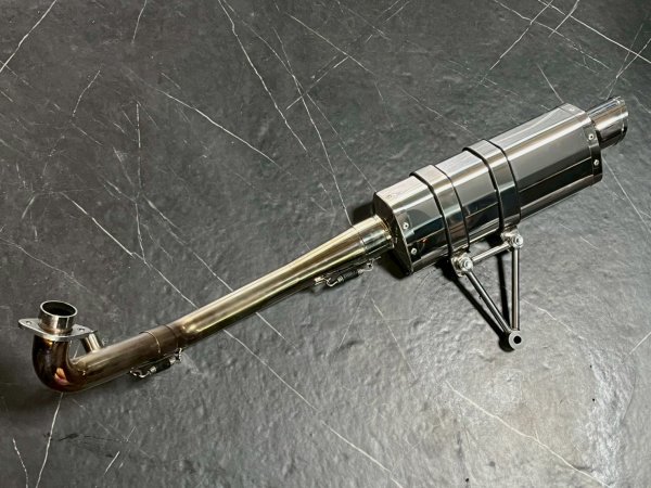 画像4: 【中古品】🏆ホットラップ HOTLAP×KN チャンピオンマフラー 🥈ステンレス｜シグナスｘ (4)