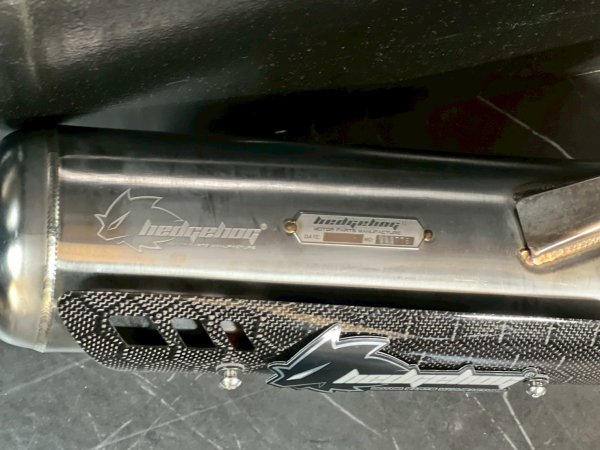 画像3: 	🦔【セール】HEDGEHOG ヘッジホッグ H-01 マフラー｜直通静音｜シグナスX対応🦔 (3)