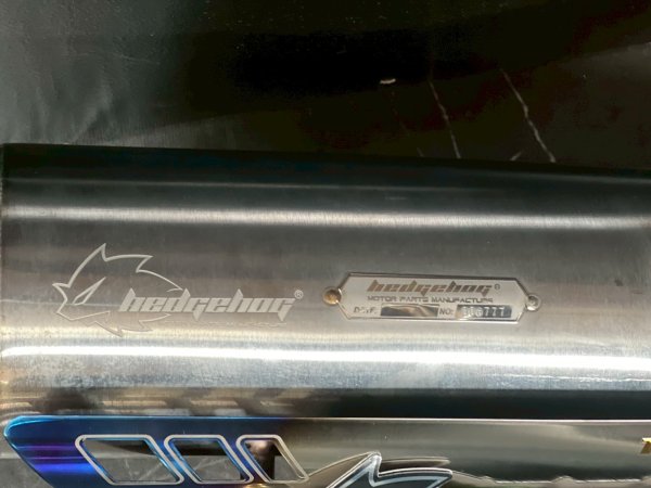 画像3: 	🦔【セール】HEDGEHOG ヘッジホッグ H-01 マフラー｜直通静音｜シグナスX対応🦔 (3)