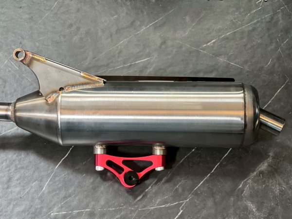 画像4: 	🦔【セール】HEDGEHOG ヘッジホッグ H-01 マフラー｜直通静音｜シグナスX対応🦔 (4)
