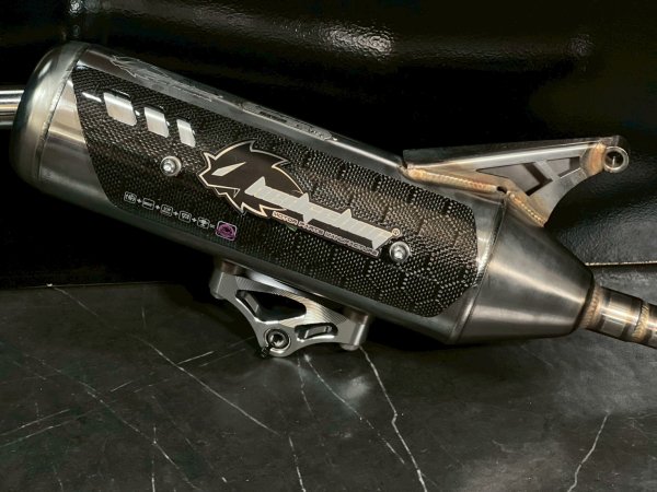 画像2: 	🦔【セール】HEDGEHOG ヘッジホッグ H-01 マフラー｜直通静音｜シグナスX対応🦔 (2)