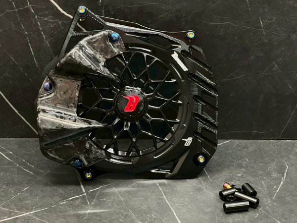 画像14: 🐐【BAPHOMET】バフォメット アルミラジエーターカバー グリファス対応 圧倒的存在感! (14)