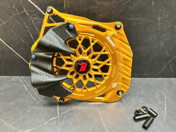 画像6: 🐐【BAPHOMET】バフォメット アルミラジエーターカバー グリファス対応 圧倒的存在感! (6)