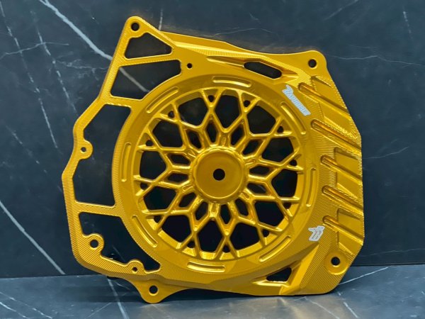 画像9: 🐐【BAPHOMET】バフォメット アルミラジエーターカバー グリファス対応 圧倒的存在感! (9)