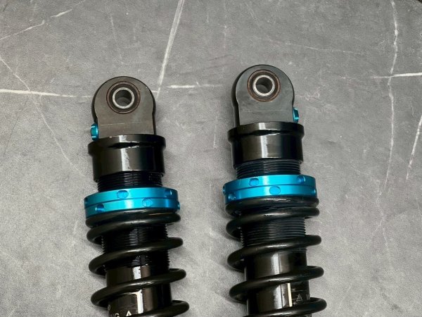 画像2: 【中古品】🏍️ KN企画 リアサス 4.5型用|スーパーアブソーベントショック ブルー (2)