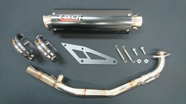 画像3: 🏁 T-TECH グリファス用 150〜170ccボアアップ対応 レーシングマフラー (3)