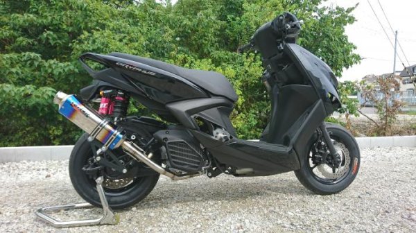 画像4: 🏁 T-TECH グリファス用 150〜170ccボアアップ対応 レーシングマフラー (4)