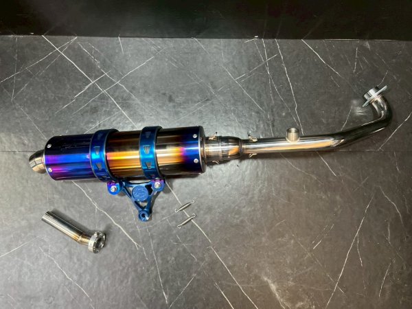 画像3: 🦔 HEDGEHOG HT1 マフラー　爆音📢［158cc〜対応］｜シグナスX用 バッフル付き (3)