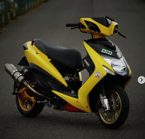 画像2: 🦔 HEDGEHOG HT1 マフラー　爆音📢［158cc〜対応］｜シグナスX用 バッフル付き (2)