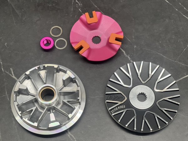 画像3: ✨ WF ハイスピードプーリー 中改（ピンク/ブルー/ブラック）［シグナスX・BW'S125対応］｜ボアアップ車両専用設計！ 🚀 (3)