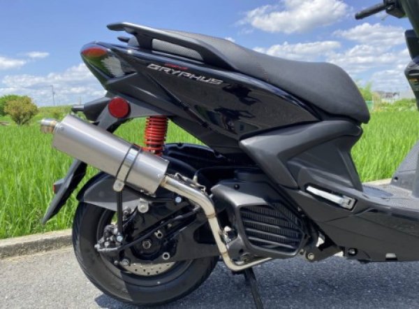 画像3: 🔥ガレージバル 100Φ サイレンサー（シグナスX／グリファス）FP4ST仕様 (3)