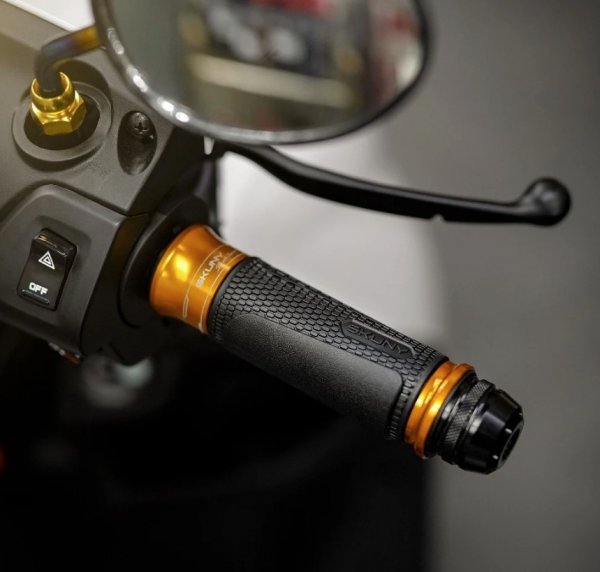 画像2: 🐰SKUNY アルミ リング グリップ 120mm｜シグナスX (2)