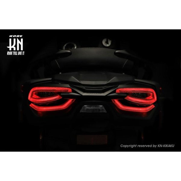 画像1: 🔥【KOSO 3D LEDテールキット｜オレンジウインカー×クリアレンズ｜シグナスX 5型専用】 (1)