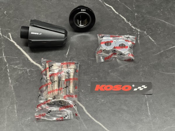 画像12: 🏍️ KOSO 汎用マフラースライダー｜転倒時のダメージを軽減！ 🚀 (12)