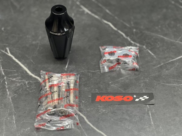 画像11: 🏍️ KOSO 汎用マフラースライダー｜転倒時のダメージを軽減！ 🚀 (11)