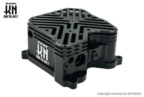 画像1: 🛠️【KN企画 ビレットヘッドカバー ブラック 、レッド｜シグナスX・グリファス対応】 (1)