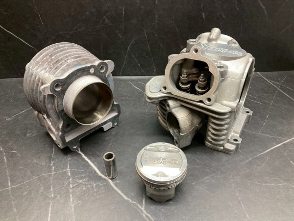 画像1: 【中古品】パーティーアップ 158cc ビッグヘッド ボアアップキット　シグナスｘ　2〜５型　対応 (1)