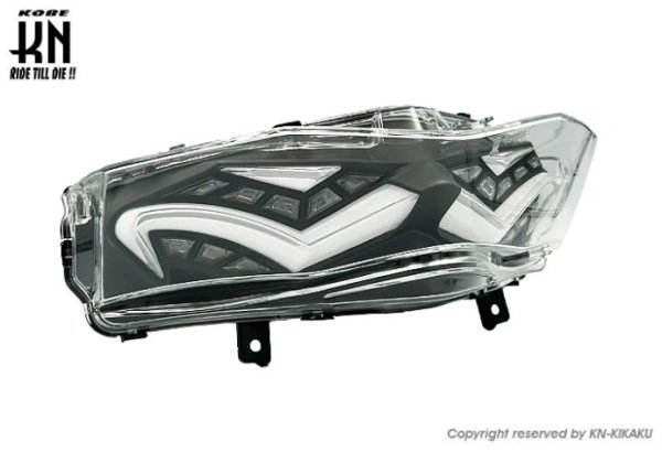 画像3: 🔴KN企画 LEDテールアッセン シグナスX4型 /国内/台湾仕様 対応 クリアレンズ × ホワイト (3)