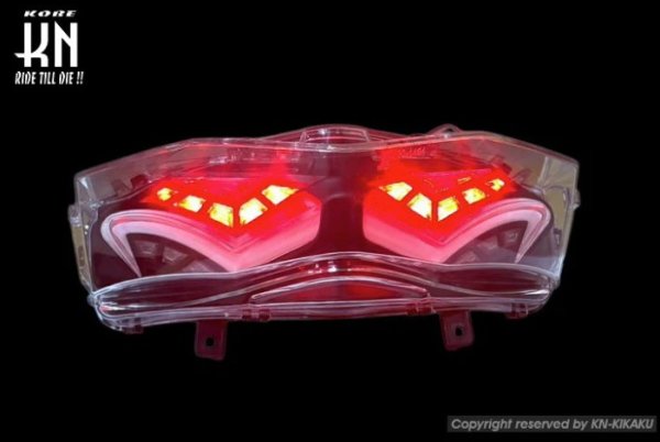 画像4: 🔴KN企画 LEDテールアッセン シグナスX4型 /国内/台湾仕様 対応 クリアレンズ × ホワイト (4)