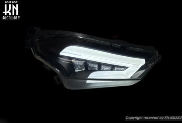 画像2: 🔶【KN企画】LEDウインカーアッセン シグナスX 4型（国内・台湾仕様）対応｜ホワイトポジション／クリアレンズ (2)