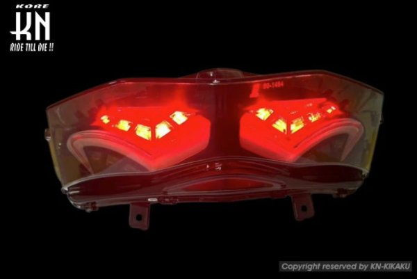画像4: 🔴KN企画 LEDテールアッセン シグナスX4型 /国内/台湾仕様 対応 スモークレンズ/ホワイト (4)