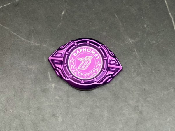 画像2: 🐐 BAPHOMET バフォメット CNCラジエーターキャップカバー｜シグナスXR グリファス 6 , 7型 / NMAX / FORCE対応 (2)