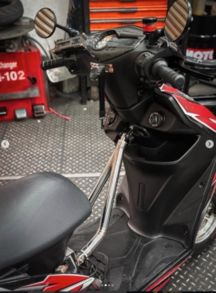 画像5: 🔥 SPX A型フレーム補強バー｜シグナスX ３〜５型対応 溶接不要！/グリファス 6型 対応 (5)