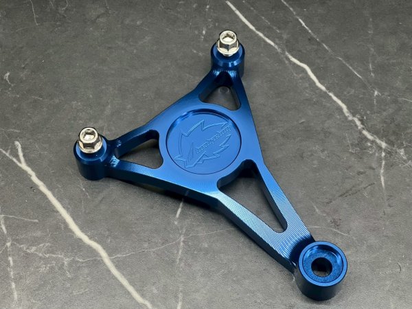 画像13: 🦔HEDGEHOG ヘッジホッグ HS1専用 カチ上げサイレンサーステー｜シグナスX対応 ブラケット (13)