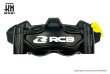 画像2: 🔥 RCB ラジアルキャリパー 100mmピッチ｜左右（ブラック） (2)