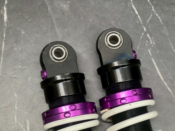 画像4: 【中古】KN企画 スーパーアブソーベントショック シグナスX対応　360mm　パープル/ホワイト (4)