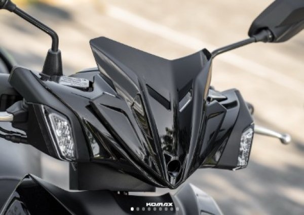 画像2: 🔥 KOMAX メーターバイザー マットブラック｜シグナスX / XR（7型）対応 (2)