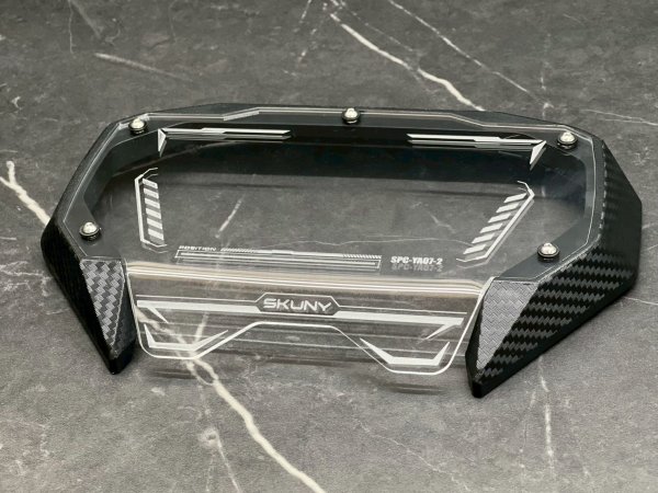 画像4: 🐰 SKUNY メーター保護カバー｜シグナスX 7型専用 ハードスクリーンプロテクター (4)