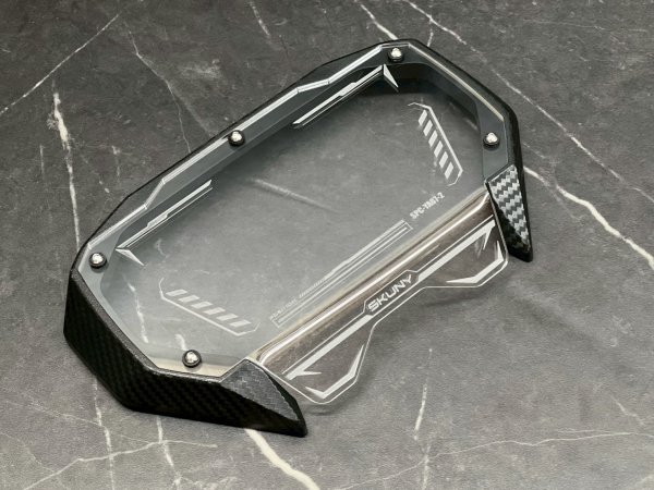 画像1: 🐰 SKUNY メーター保護カバー｜シグナスX 7型専用 ハードスクリーンプロテクター (1)