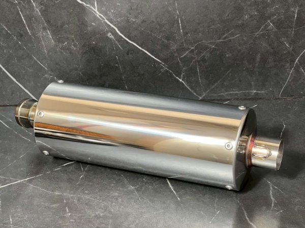画像2: 🔧 ガレージバル シグナスX2〜5型/グリファス/シグナスX7型 マフラー用 リペアサイレンサー｜80Φ / 83Φ / 100Φ / バッフルタイプ (2)