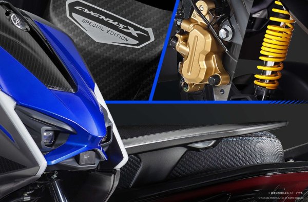 画像5: 【800台限定・新車】YAMAHA CYGNUS X SPECIAL EDITION マットチタン｜シグナスX 7型 スペシャルエディション｜納車前点検・自賠責24か月付き (5)