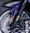 画像1: 🐐 BAPHOMET チタンCNCステー＋カーボンフロントフェンダー｜グリファス / シグナスX 7型対応 (1)