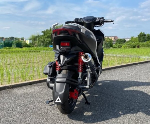 画像6: 🔥 ガレージバル 83π ストリートマフラー YG-11【2本バンド仕様】｜グリファス・シグナスｘ7型/XR  社外スイングアーム対応 (6)