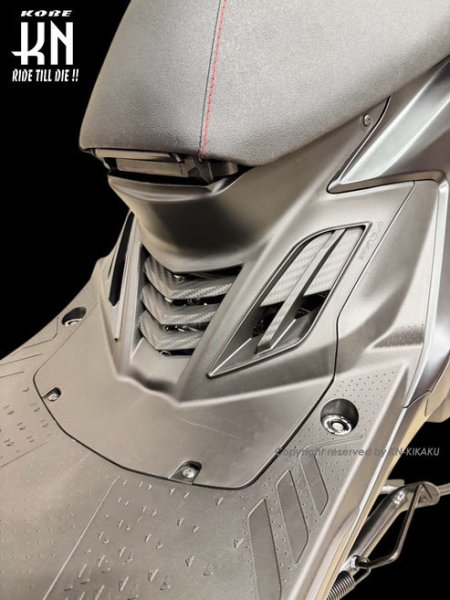 画像5: 🌪️ KOSO エアロクーリングレッグシールド｜シグナスX 7型 / XR対応 (5)