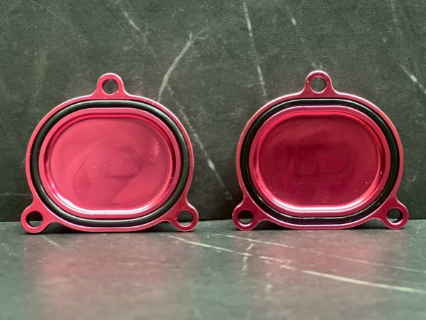 画像2: 【中古品】KN企画 ビレットタペットカバー ｜シグナスX・BW'S125対応　レッド (2)